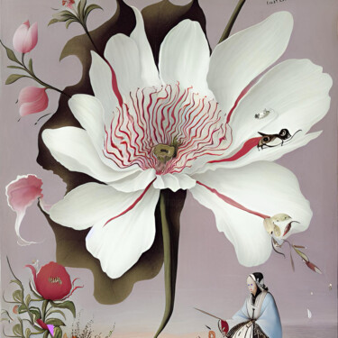 数字艺术 标题为“Whispers of Spring” 由Sofia Markina, 原创艺术品, 数字油画