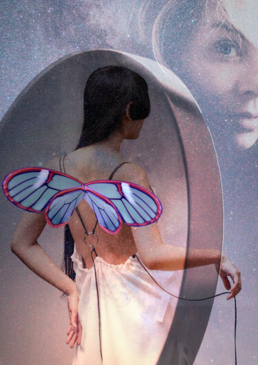 数字艺术 标题为“Metamorphoses of co…” 由Katerina Safr, 原创艺术品, 数字拼贴