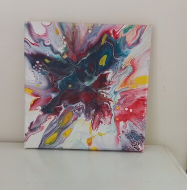 Pittura intitolato "Mélange de fruits" da Aqualis, Opera d'arte originale, Acrilico