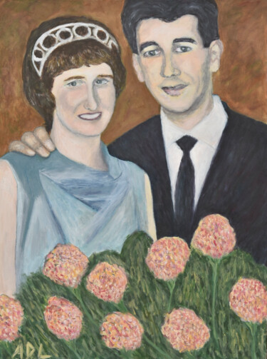 Peinture intitulée "Portrait de Bernard…" par Alexandre David Lejuez, Œuvre d'art originale, Acrylique Monté sur Châssis en…