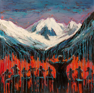 绘画 标题为“Symphony of Altai” 由Natalia Cherezova, 原创艺术品, 油