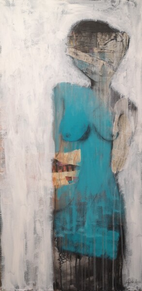 Pittura intitolato "Verletzbarkeit" da Angela Höchtl, Opera d'arte originale, Acrilico Montato su Telaio per barella in legno