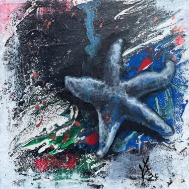 Sea star Schilderij getiteld "Sea star" door Viktoria Dragon, Origineel Kunstwerk, Acryl