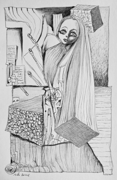 Desenho intitulada "Sketchbook 2015 - L…" por Milto Sideris, Obras de arte originais, Canetac de aerossol