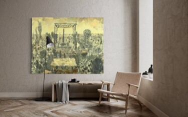 "Darren's Garden" başlıklı Tablo Darren Jekel tarafından, Orijinal sanat, Petrol