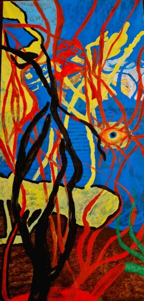 Peinture intitulée "Aufstieg der Intuit…" par Noel, Œuvre d'art originale, Acrylique
