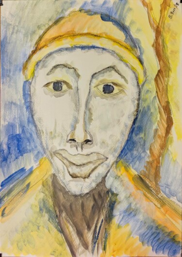 Peinture intitulée "Face 3" par Valerij Ang, Œuvre d'art originale, Acrylique