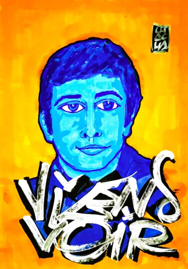 绘画 标题为“VIENS VOIR Autoport…” 由Chachagrafitero, 原创艺术品, 丙烯