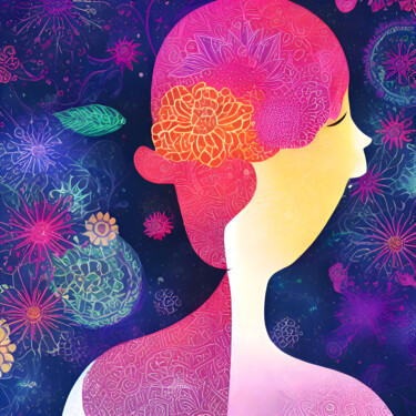 제목이 "Jellyfish Pattern D…"인 디지털 아트 Meahau로, 원작, AI 생성 이미지