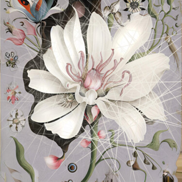 数字艺术 标题为“Harmony in Bloom” 由Sofia Markina, 原创艺术品, 数字油画