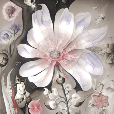 数字艺术 标题为“Harmony in Bloom2” 由Sofia Markina, 原创艺术品, 数字油画