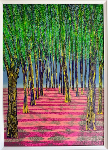 Painting titled "Becoming and Dissol…" by Stefano Pallara, Original Artwork, Acrylic