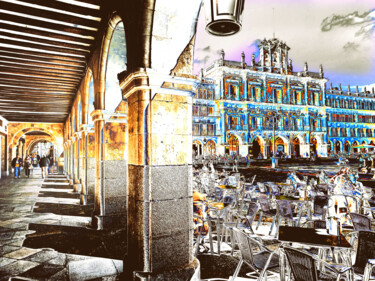 数字艺术 标题为“Plaza Mayor de Sala…” 由Alfonso García, 原创艺术品, 数码摄影