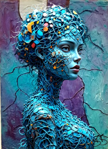 数字艺术 标题为“Pattern Beauty 3510” 由Burkhard Baier, 原创艺术品, 2D数字工作