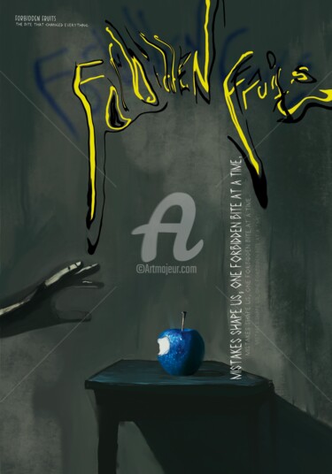 "forbidden fruit" başlıklı Dijital Sanat Evrim Keser tarafından, Orijinal sanat, Dijital Resim