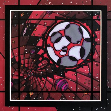 图画 标题为“(183) - union cosmi…” 由Vincent Gibert, 原创艺术品, 标记