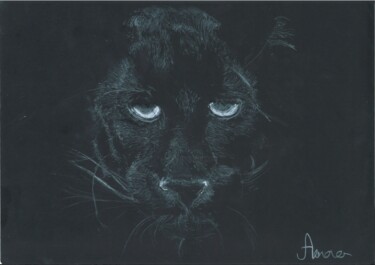 Disegno intitolato "Perle noir" da Aurora, Opera d'arte originale, Matita