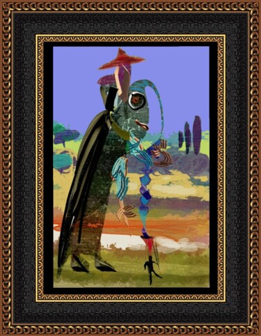 Digital Arts titled "Le fourmilière..." by Jacky Patin, Original Artwork, Digital Painting
