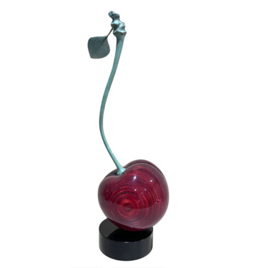 Sculpture titled "Cherry medium" by Serhiy Chepel, Original Artwork, Wood