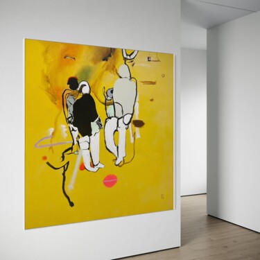 "Act Casual" başlıklı Tablo Pez tarafından, Orijinal sanat, Akrilik