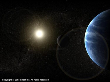 제목이 "The Earth"인 디지털 아트 Mihai Tudor Nutiu로, 원작