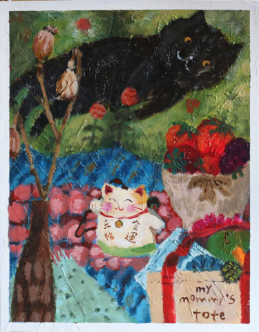 On the table N.4 Peinture intitulée "On the table N.4" par Ying Zhang, Œuvre d'art originale, Acrylique