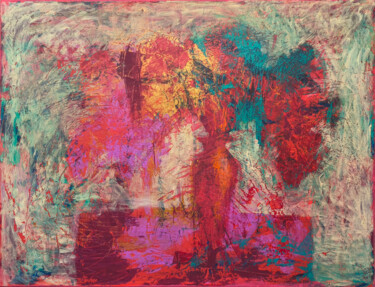 The Vessel of What Blooms Unseen Pittura intitolato "The Vessel of What…" da So Zo, Opera d'arte originale, Acrilico Montato su Telaio per barella in legno