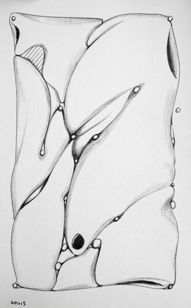 Sketchbook 2015 - Filling holes Tekening getiteld "Sketchbook 2015 - F…" door Milto Sideris, Origineel Kunstwerk, Balpen