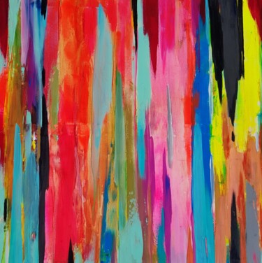 Pittura intitolato ""Torn"" da Claire Mcinnerny, Opera d'arte originale, Acrilico Montato su Telaio per barella in legno