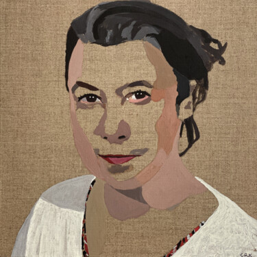 Peinture intitulée "Valérie 1" par Clara Ramirez Katz, Œuvre d'art originale, Huile Monté sur Châssis en bois
