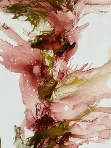 绘画 标题为“Alcohol Ink on Pape…” 由Violeta Allaberdieva, 原创艺术品, 墨