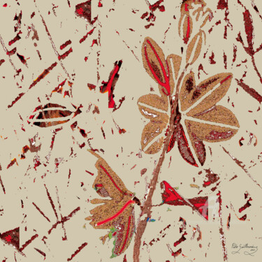 Fotografía titulada "Dried Flowers-3" por Pablo Guillamon, Obra de arte original, Fotografía digital