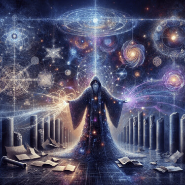 Хранитель Вселенной Digital Arts titled "Хранитель Вселенной" by Aleksandr Krivoruchko, Original Artwork, Digital Painting