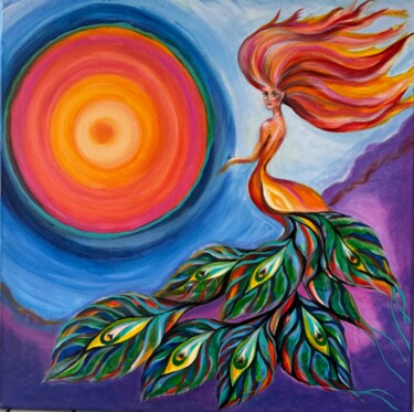 绘画 标题为“Goddess lights up t…” 由Olena Stadnikova, 原创艺术品, 丙烯