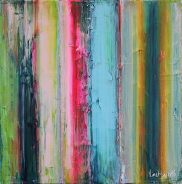 Verticool VI Painting titled "Verticool VI" by Vinet-Larente, Original Artwork, Acrylic Mounted on Wood Stretcher frame