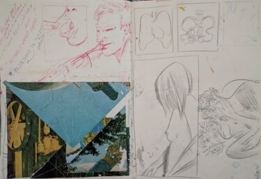 Sketchbook #4 pg27 图画 标题为“Sketchbook #4 pg27” 由Oberlin The Artist, 原创艺术品, 铅笔