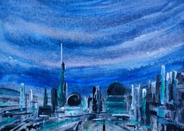 "Impressions of imag…" başlıklı Tablo Milto Sideris tarafından, Orijinal sanat, Akrilik