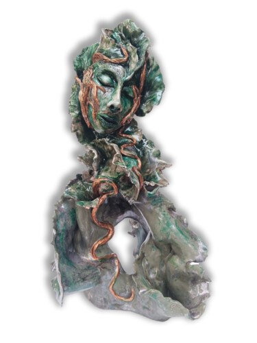 Sculpture titled "Ava" by Judit Csotsits, Original Artwork, Clay