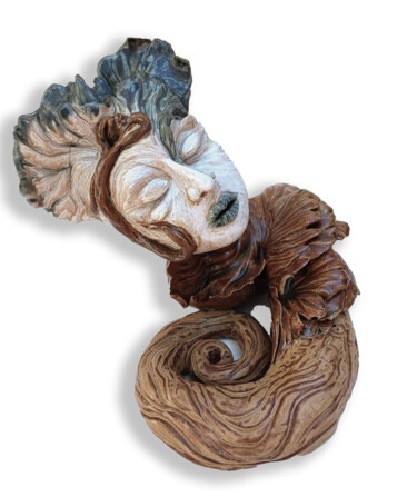 Sculpture titled "Bliss" by Judit Csotsits, Original Artwork, Clay