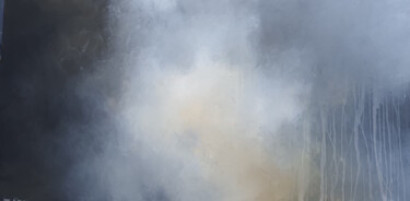 Painting titled "November Rain" by Gabriela Azar Schreiner, Original Artwork, Acrylic