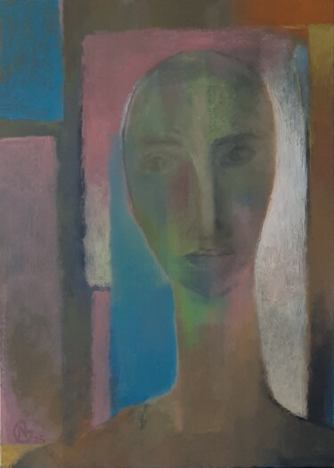 Peinture intitulée "L'Autre" par Nathalie Gautier, Œuvre d'art originale, Huile Monté sur Châssis en bois