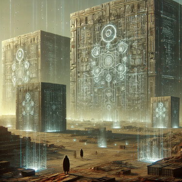 Digital Arts titled "Codex of the Forgot…" by Alberto Capitani, Original Artwork, AI generated image