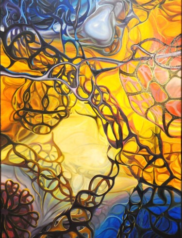 Pittura intitolato "10" da Aleksander Stolicki, Opera d'arte originale, Olio