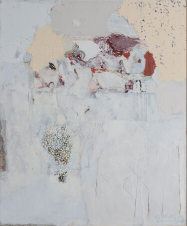 绘画 标题为“Spring” 由Stefan Kulev, 原创艺术品, 丙烯 安装在木质担架架上