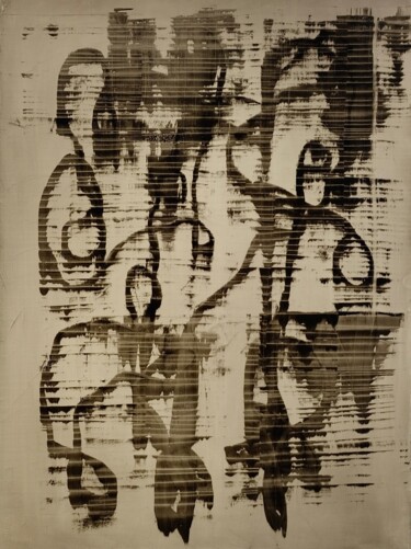 Pittura intitolato "The missing 10" da Luca Brandi, Opera d'arte originale, Olio