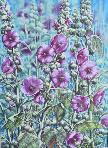 Schilderij getiteld "MALWY" door Aleksander Stolicki, Origineel Kunstwerk, Acryl