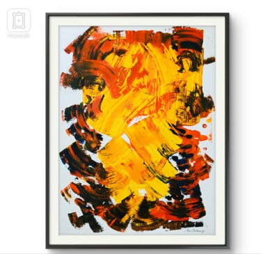 Peinture intitulée "Vivaldi Autumn" par Ana Maduro, Œuvre d'art originale, Acrylique