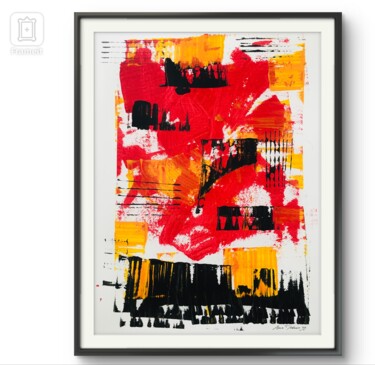 Peinture intitulée "Vivaldi Winter" par Ana Maduro, Œuvre d'art originale, Acrylique