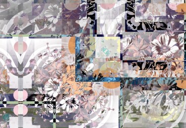 数字艺术 标题为“Floral Paths” 由Nikaleona, 原创艺术品, 数字油画