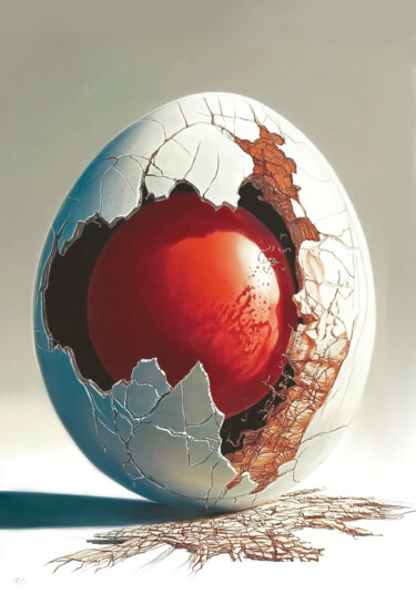 Digitale Kunst getiteld "NEW WORLD" door Cesare Maestrelli, Origineel Kunstwerk, Foto Montage